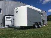 Remorque fourgon roadster 500 blanche alu