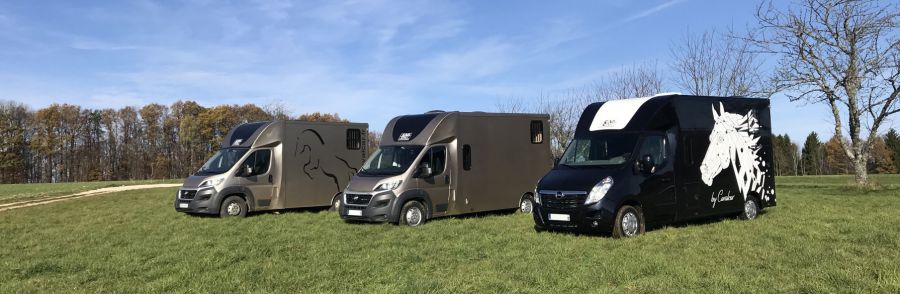 3 camions chevaux Cavalcar